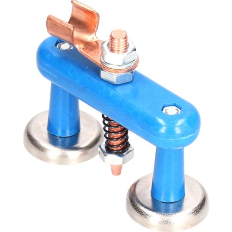 Support magnétique de soudage bleu - Forte adhérence, durable et facile à utiliser pour une précision optimale.