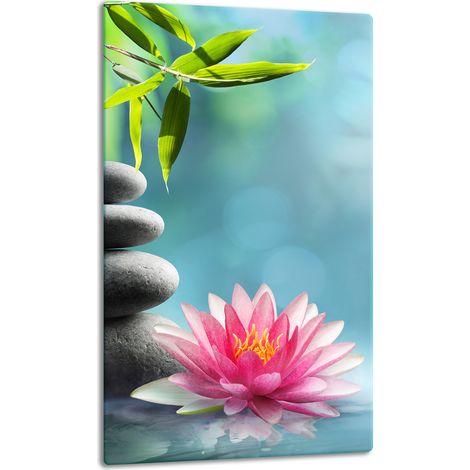 Glasplatte, Tischplatte, 30x52, Blume (1/5)