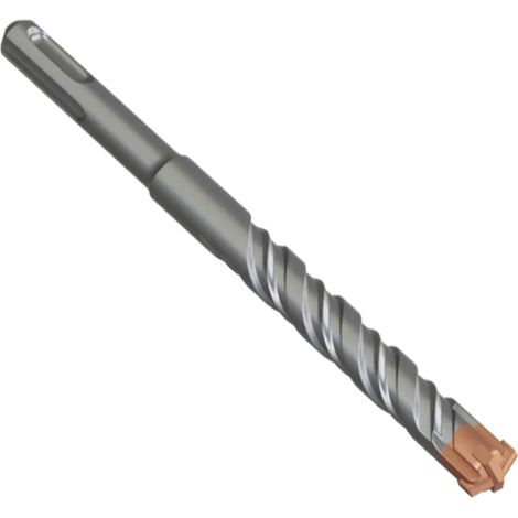 Foret à béton SDS Plus 16 x 160 mm avec 4 tranchants en carbure - Foret à béton pour pierre, béton, bois, brique et carrelage (1/5)