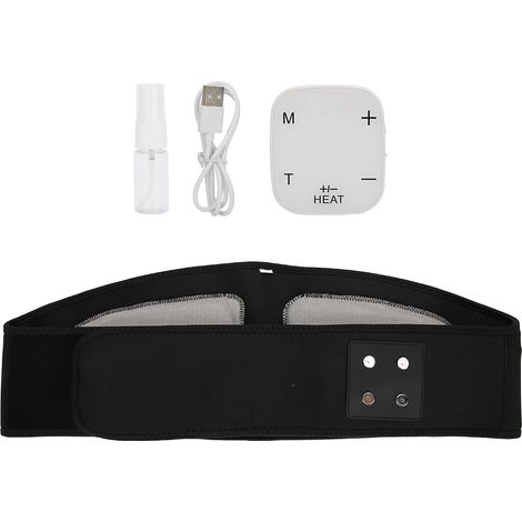 Ceinture chauffante infrarouge lointain pour soulager les douleurs lombaires, réglable et massante (Appareil principal + Ceinture) (1/5)