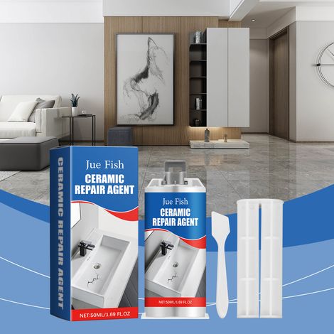 Fugenmörtel zum Abdichten von Lecks und Spalten in Wandfliesen, wasserdicht, witterungsbeständig, rissfest und einfach anzuwenden – 50 ml × 1 + Druckstab × 1 + Spachtel × 1 -- BIEMMEDUE (1/5)