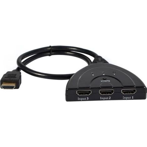 Adaptateur HDMI - DILWE - 3 Ports - 1080P - Commutateur Automatique - Multi-Affichage (1/4)