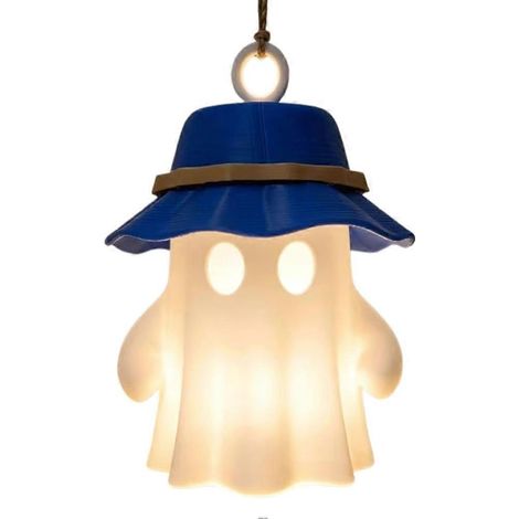 Veilleuse fantôme de camping mignonne, abat-jour LED fantôme pour feu de camp, abat-jour fantôme pour lampe de table d'Halloween (lampe non incluse) B (1/4)