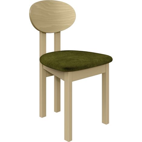 Chaise Victorville 383, Sonoma chêne, 85x47x48cm, Tissu, En bois, Bois (1/5)