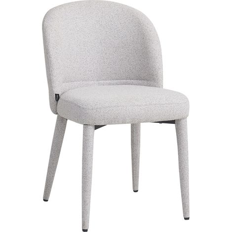 Selsey Coases – Esszimmerstuhl mit Bouclé-Bezug, Hellgrau (1/5)