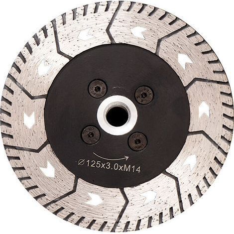 Disco de Diamante 125MM Hoja de Sierra de Doble Hoja para Cortar y Pulir Hormigón Mármol Granito (1/5)