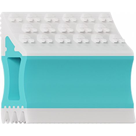 Dog hair brush (8.9 x 7 x 2.8 cm), reusable brush for cleaning pet hair, portable tool for removing cat hair. - AquaForge (1/4)