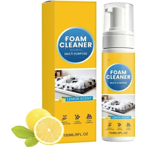 AUTOGO Powerful Multipurpose Enzyme Foam Cleaner,Nettoyant Enzymatique,Nettoyant Matelas,Heavy-Duty Grease & Stain Remover,Nettoyant Tapis Moquette,Deep Cleaning for Car Interior,Bathroom & Sofa (1/5)