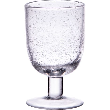 Table Passion - Verre à pied 28 cl Luberon bullé transparent (lot de 6)