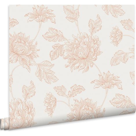 Laura Ashley Stratton Vliestapete Rosa 10mx52cm