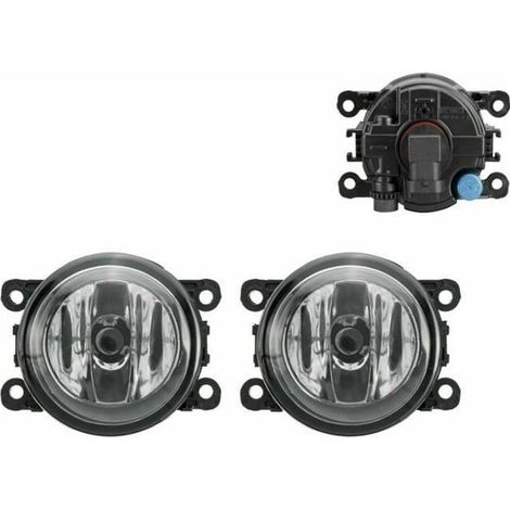 2 Feux Antibrouillard Pare-chocs Avant Phares Anti-brouillard Halogène Gauche/Droite Ford Transit C-Max Focus Fiesta + Ampoule H11 (1/4)