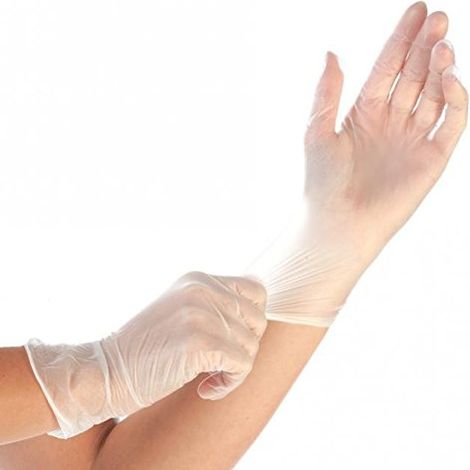 DISTRIBUTEUR DE GANTS IDÉAL FIT, EN VINYLE NON POUDRÉS, 24 CM, BLANC, 10 X 100 PIÈCES FRANZ MENSCH 26912