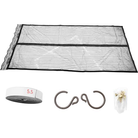 Rideau moustiquaire magnétique auto-adhésif, fermeture silencieuse, crochet de rangement, anti-insectes, pour porte (180 caractères max) (1/5)
