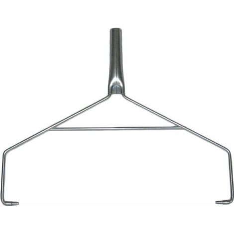 MONTURA PARA RODILLO 500 mm - Montura metálica de estribo para rodillo de 500 mm aplicador para terraza, techo, pista de tenis y