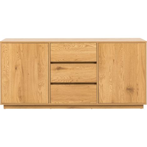 Buffet 2 portes, 3 tiroirs en bois L180cm - Bois clair - SINCE (1/5)