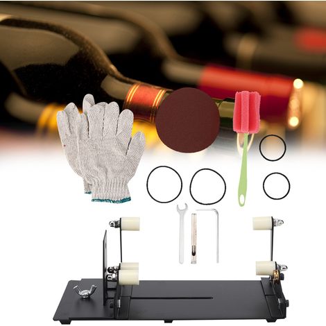 Coupe-bouteille en verre en acier inoxydable, outil de découpe de vin manuel à faire soi-même, pour la décoration et les loisirs créatifs. (1/5)