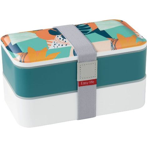 Lunchbox mit 2 Fächern Grün - Lunchbox - Easy Life