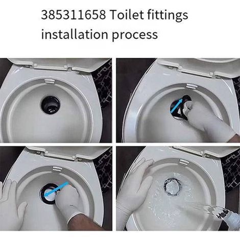1 color: Black Material: Silicone 385311658 Toilet seal for camper van, suitable for US use. (1/5)