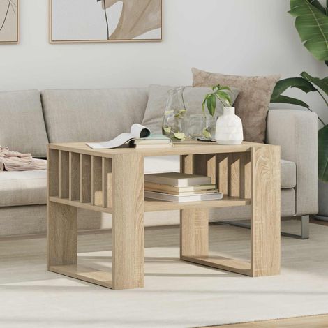 Couchtisch Sonoma-Eiche 66 x 49,5 x 45 cm Holzwerkstoff