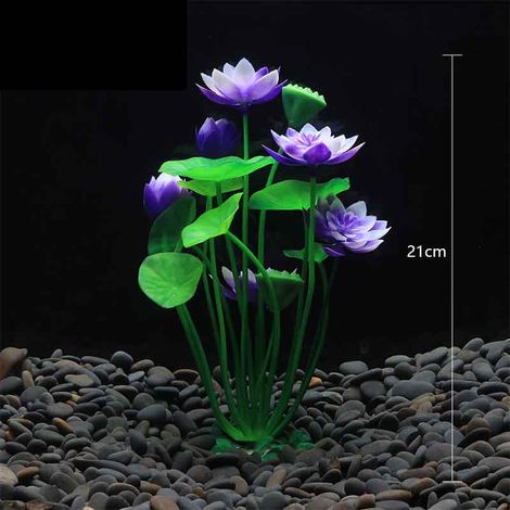 Plante Aquariophile - Décoration en Plastique pour Aquarium - Fonds d'Aquarium - 1 Pièce (1/5)