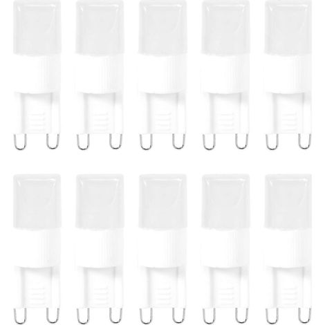 10x G9 1W LED haute puissance lampe de chevet lampe de chevet 3500K blanc chaud (1/5)