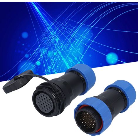 Wasserdichter SP28-Stecker/Buchse für die Luftfahrt (IP68), 250 V, 5 A, 24 Pins. (1/5)