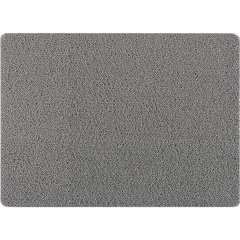 Tapis de bain antidérapant pour douche, séchage rapide, doux et confortable, gris - 40 x 60 cm (1/5)