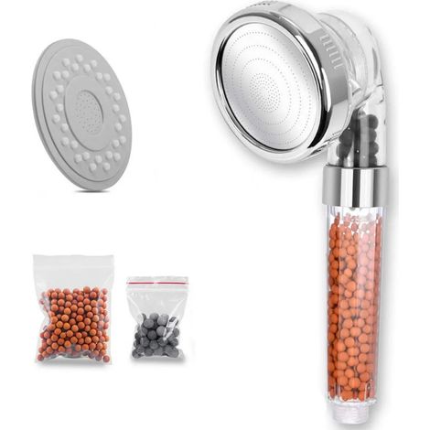 Pommeau de douche à main économique en eau, 1 pièce, 3 modes, filtre à pression ABS G1/2 (1/3)
