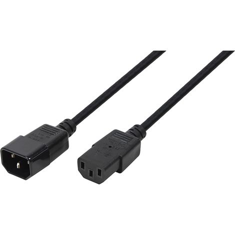 LOGILINK CP110 CÂBLE ÉLECTRIQUE NOIR 3 M COUPLEUR C13 COUPLEUR C14 (1/2)