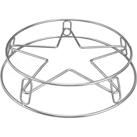 Support de trivet haut avec base stable, multifonctionnel, résistant à la rouille et aux hautes températures, idéal pour la cuisine.