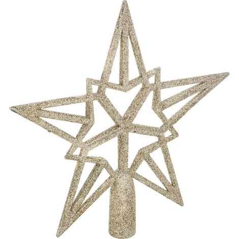 Crest Star Pailletten 20 cm Gold - Flocke