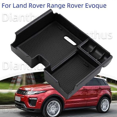 Boîte de rangement pour accoudoir de console centrale Land Rover Range Rover Evoque 2014-2018, accessoires et plateau de rangement pour vaisselle (modèles 2016, 2015 et 2017). (1/3)