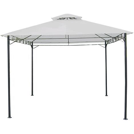 Telo di ricambio universale per gazebo con Air vent copertura Ecrù 180 gr -3 x 3 mt