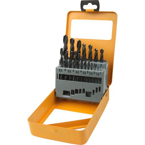 SET 19PZ PUNTE FERRO HSS MISTE 1-10MM TOLSEN