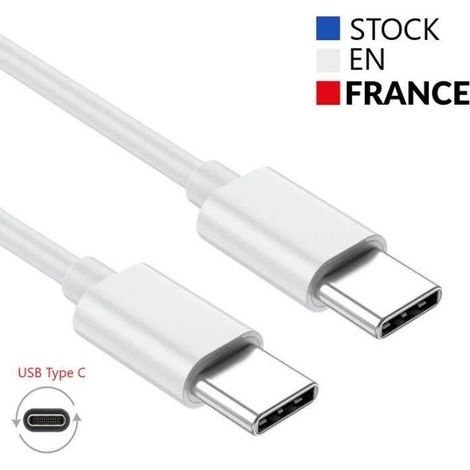 Câble USB Type C vers Type C - 1 Mètre pour Samsung Galaxy A52 Charge Rapide - Câble de Recharge-Synchronisation Rapide-Ywey