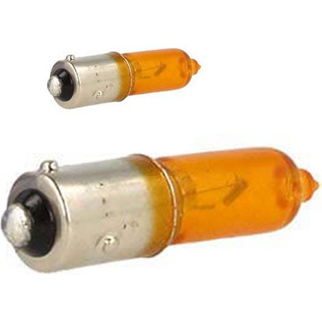 Blister 2 lampade alogene H21W 12V 21W BAW9s amber per frecce Citroën DS5 (1/3)