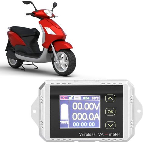 Voltmètre CC à écran couleur, ampèremètre, testeur de capacité pour véhicules électriques, compteur de coulomb VAT-4300 (1/5)