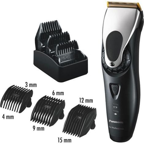 Cortadora de cabello profesional PANASONIC ER-GP65 - inalámbrica - Cabezal de corte X-Taper 2.0 y 3 accesorios