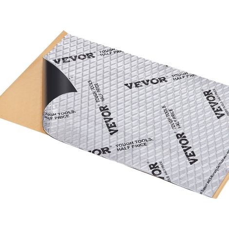 34 pièces tapis d'isolation phonique voiture 3,3 m², insonorisation auto 2 mm en caoutchouc butyle auto-adhésif (1/5)