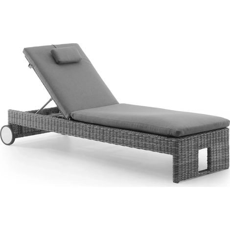 Julia Oltre Royal Grey Garden Deckchair Homms (1/5)