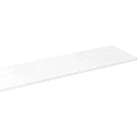 Plan de travail LATUS X Rockstone 80x23,5cm, blanc mat (1/4)
