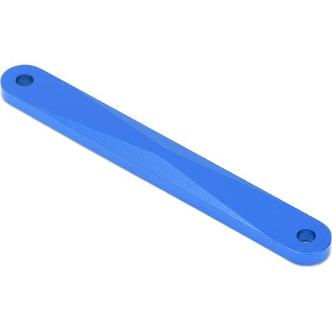 Support de suspension avant en aluminium pour voiture RC TRAXXAS SLASH 2WD 1/10 - Pièce de rechange bleue (1/5)
