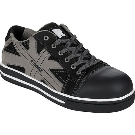 RUNNEX® S3-Sicherheitshalbschuhe SportStar schwarz/grau, Alu 534241 Gr.41 (1/5)