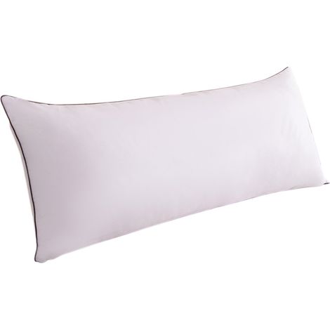 1 Oreiller long, 100x48cm, blanc, soutien jambes genoux, literie canapé (1/5)