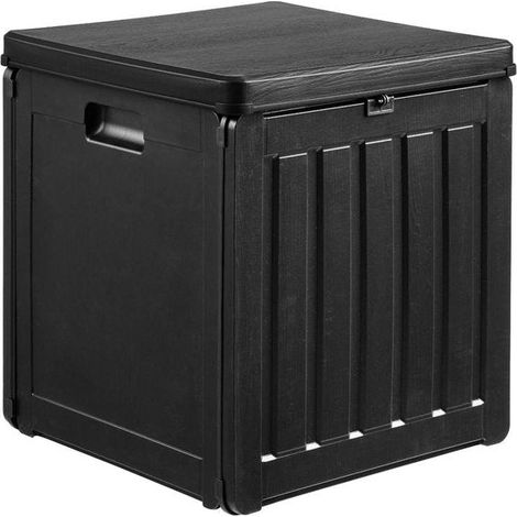 Coffre de jardin plastique 76 L rangement extérieur terrasse balcon Sobra (1/5)