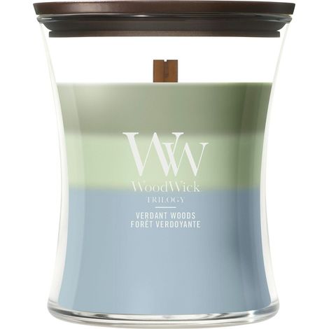 Candela Clessidra Media Trilogy Verdant Woods 275g Woodwick