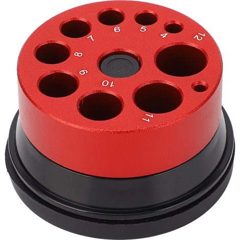 Bouchon collecteur de poussière pour perceuse électrique, 9 trous, en alliage d'aluminium et ABS, accessoire de collecte de poussière pour plafond (1/5)