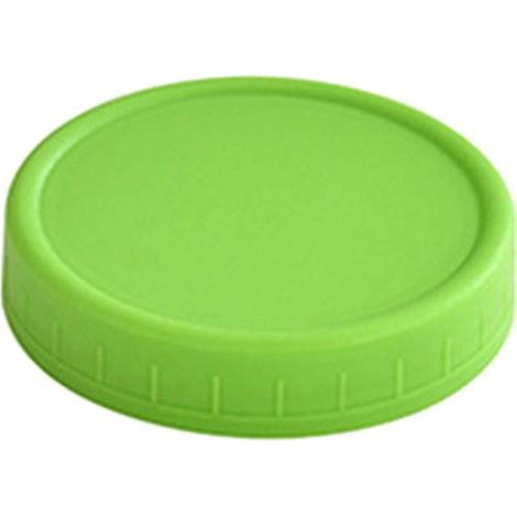 Couvercles pour bocaux Mason lot de 4 : couvercles réutilisables sans BPA en plastique robuste, pour mise en conserve à sec, compatibles avec d'autres marques (1/5)