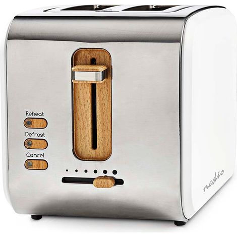 Nedis KABT510EWT Toaster Weiß 900 W 2 Schlitze (1/5)