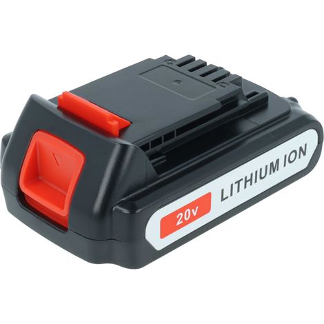 vhbw Batería reemplaza Porter Cable PCC682L, PCC681L, PCC680L, PCC685LP, PCC685L para herramienta (2000 mAh, Li-Ion, 20 V)